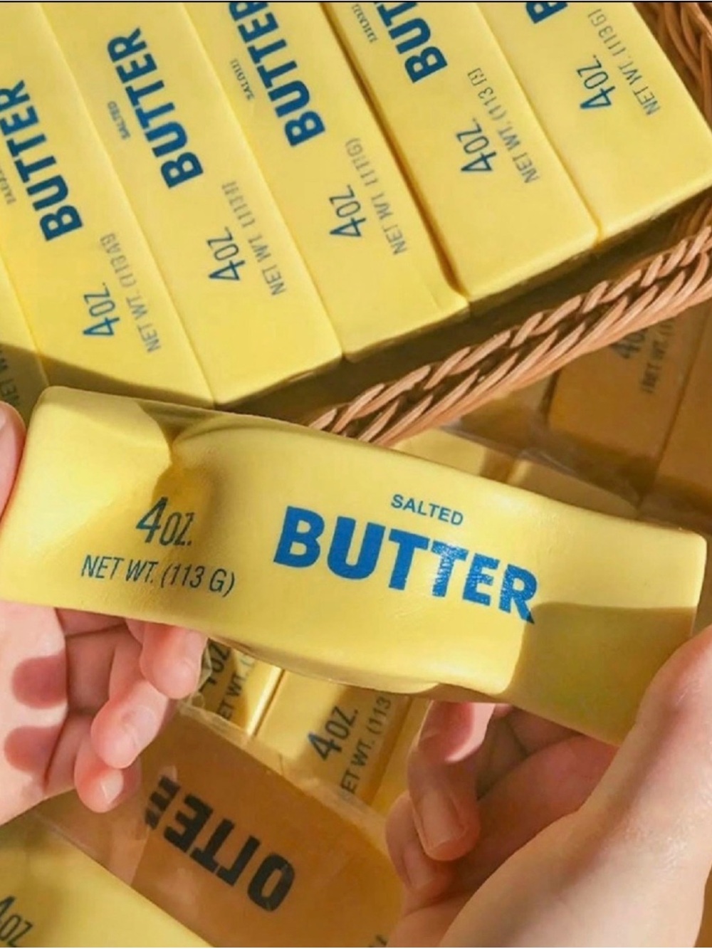 Viral TikTok Butter Squishy – Scented Like Butter. 1 butter ONLY!